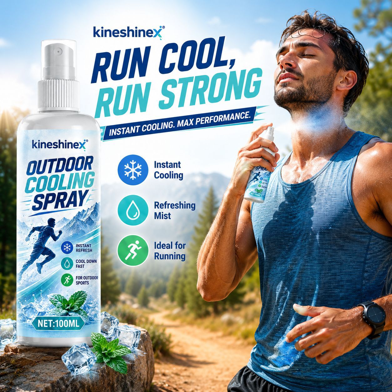 สเปรย์ทำความเย็นกลางแจ้ง 100 ม - Misting Bottle Fine บทวิจารณ์และราคา