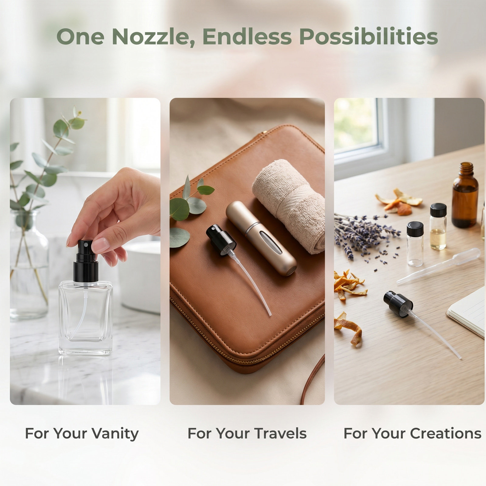 ฝาปิดขวดสเปรย์น้ำหอม 10 ชิ้น ข - Misting Bottle Fine บทวิจารณ์และราคา